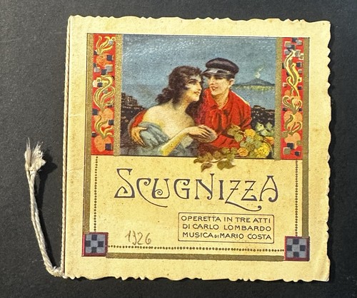 Calendarietto barbiere 1926 - calendarietto, da
